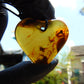 6 gr Heart Pendant Indonesian Blue Amber for Healing PB165