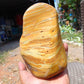 670 gram Polished Indonesia Yellow Aromatic Amber for Healing 26KX1