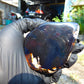 93 gram Slab Slim polished 98x75x17 m Indonesian Blue Amber for Healing 25A188