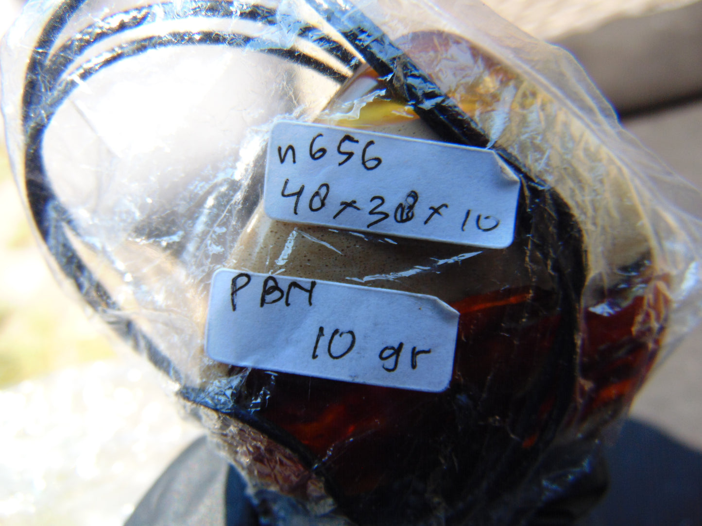 10 gr Heart Pendant Indonesian Amber for Healing PBN656