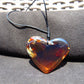 11 gr Heart Pendant Indonesian Blue Amber for Healing PCN661