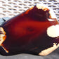 345 gram Slab polished Indonesian Sumatra Cherry Red Amber for Healing 25Y120