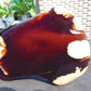345 gram Slab polished Indonesian Sumatra Cherry Red Amber for Healing 25Y120