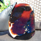 373 gram Slab Slim polished Indonesian Blue Amber for Healing 25N116