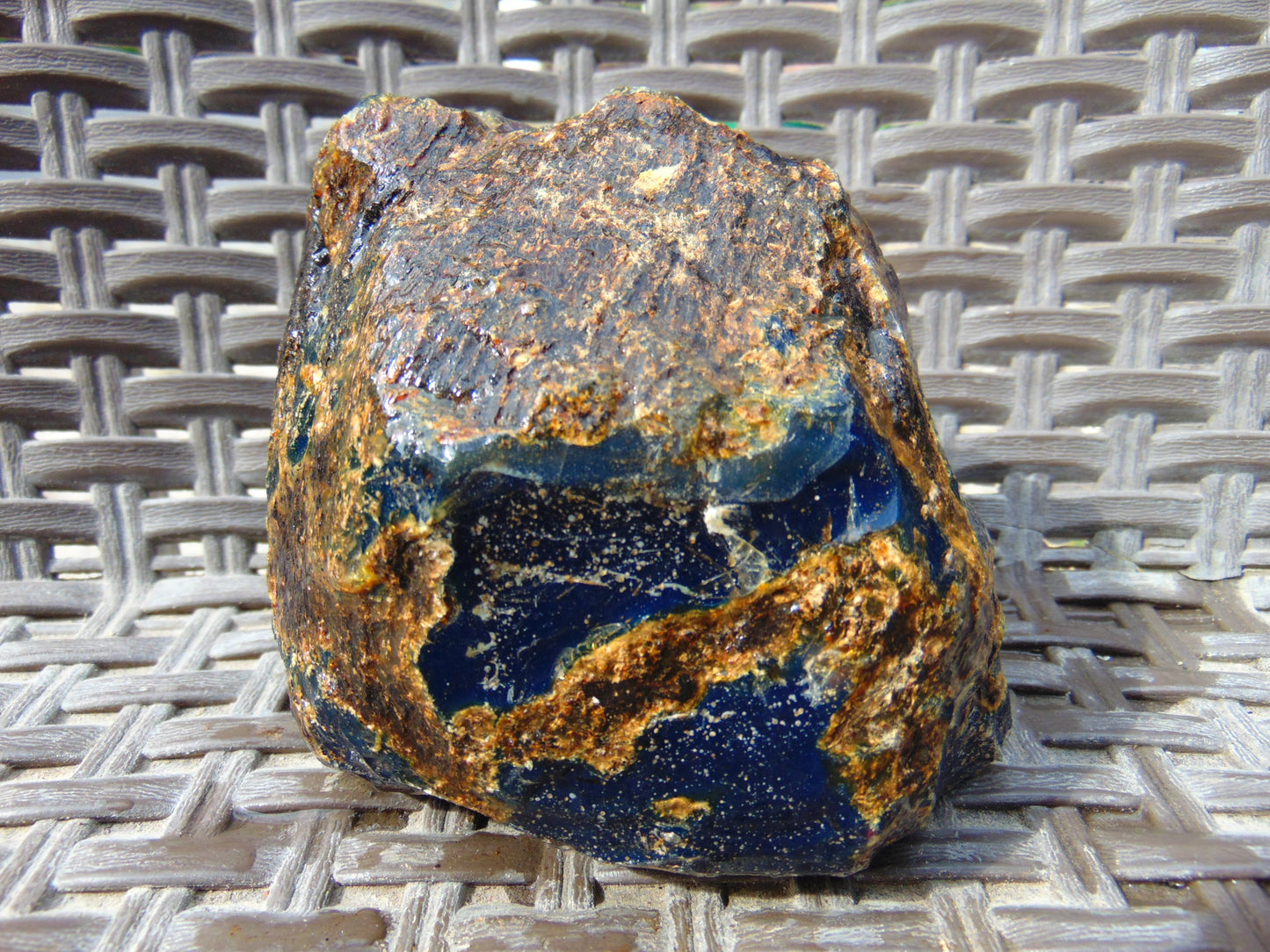 297 gram rough raw Sumatra Blue Amber for Healing RB202