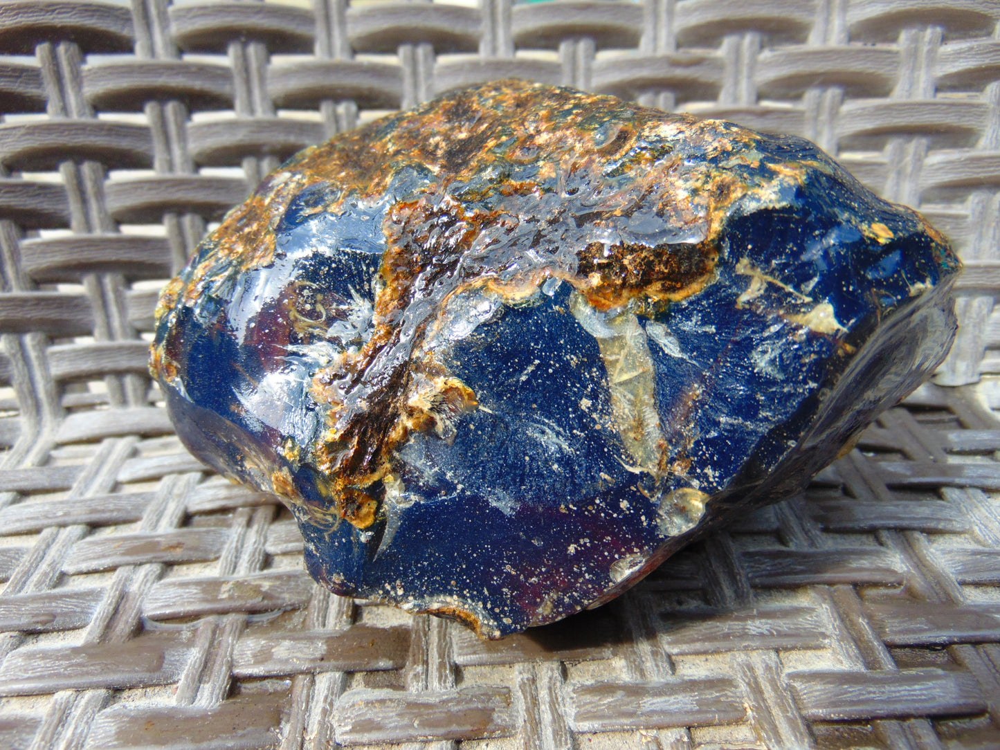 297 gram rough raw Sumatra Blue Amber for Healing RB202