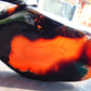 373 gram Slab Slim polished Indonesian Blue Amber for Healing 25N116