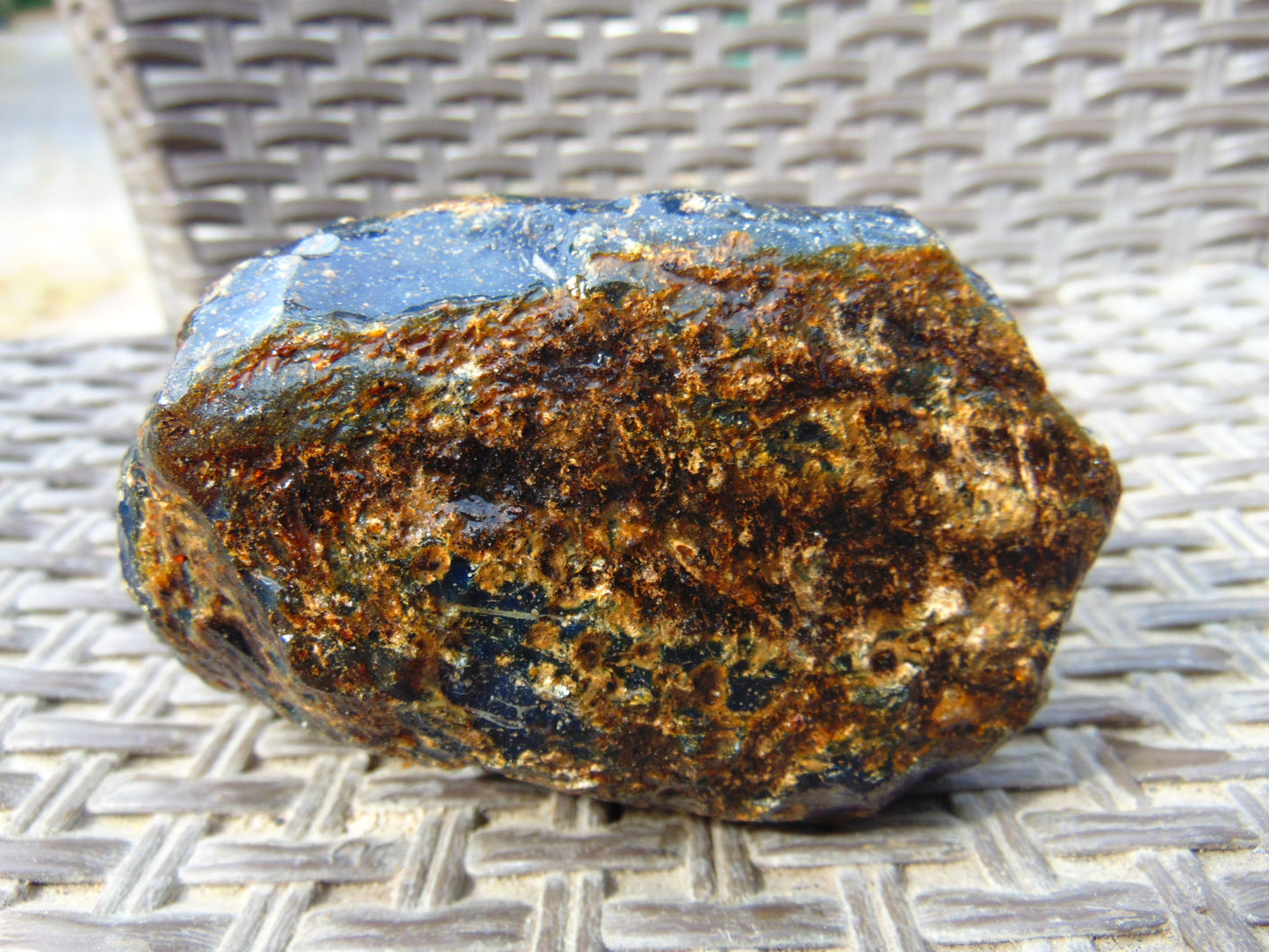 297 gram rough raw Sumatra Blue Amber for Healing RB202