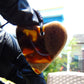 8 gr Heart Pendant Indonesian white Amber for Healing PB175
