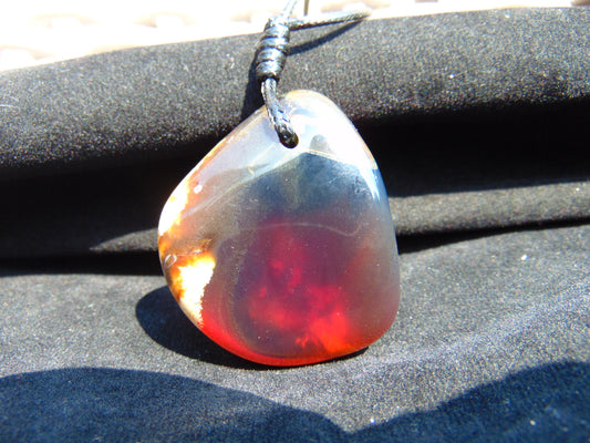 17 gram Pendant Indonesian Blue Amber for Healing 26A381