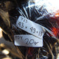 20 gr Heart Pendant Indonesian Black Blue Amber for Healing PDY733