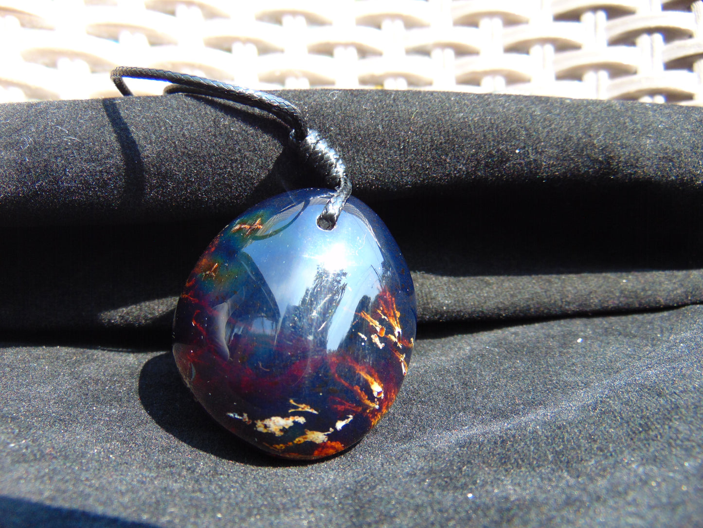 27 gram Pendant Indonesian Blue Amber for Healing 26A391
