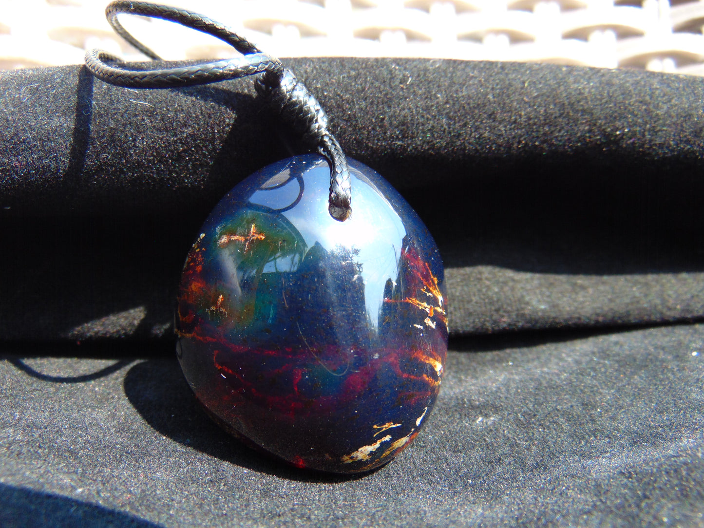 27 gram Pendant Indonesian Blue Amber for Healing 26A391