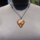 7 gr Heart Pendant Indonesian white Amber for Healing PB177