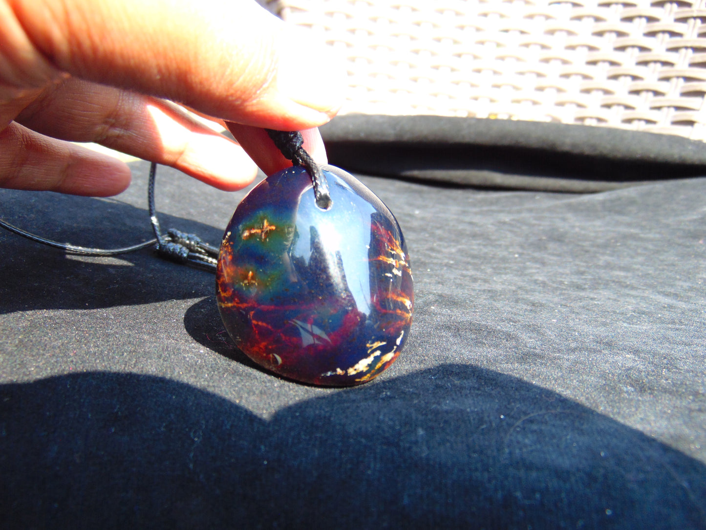 27 gram Pendant Indonesian Blue Amber for Healing 26A391