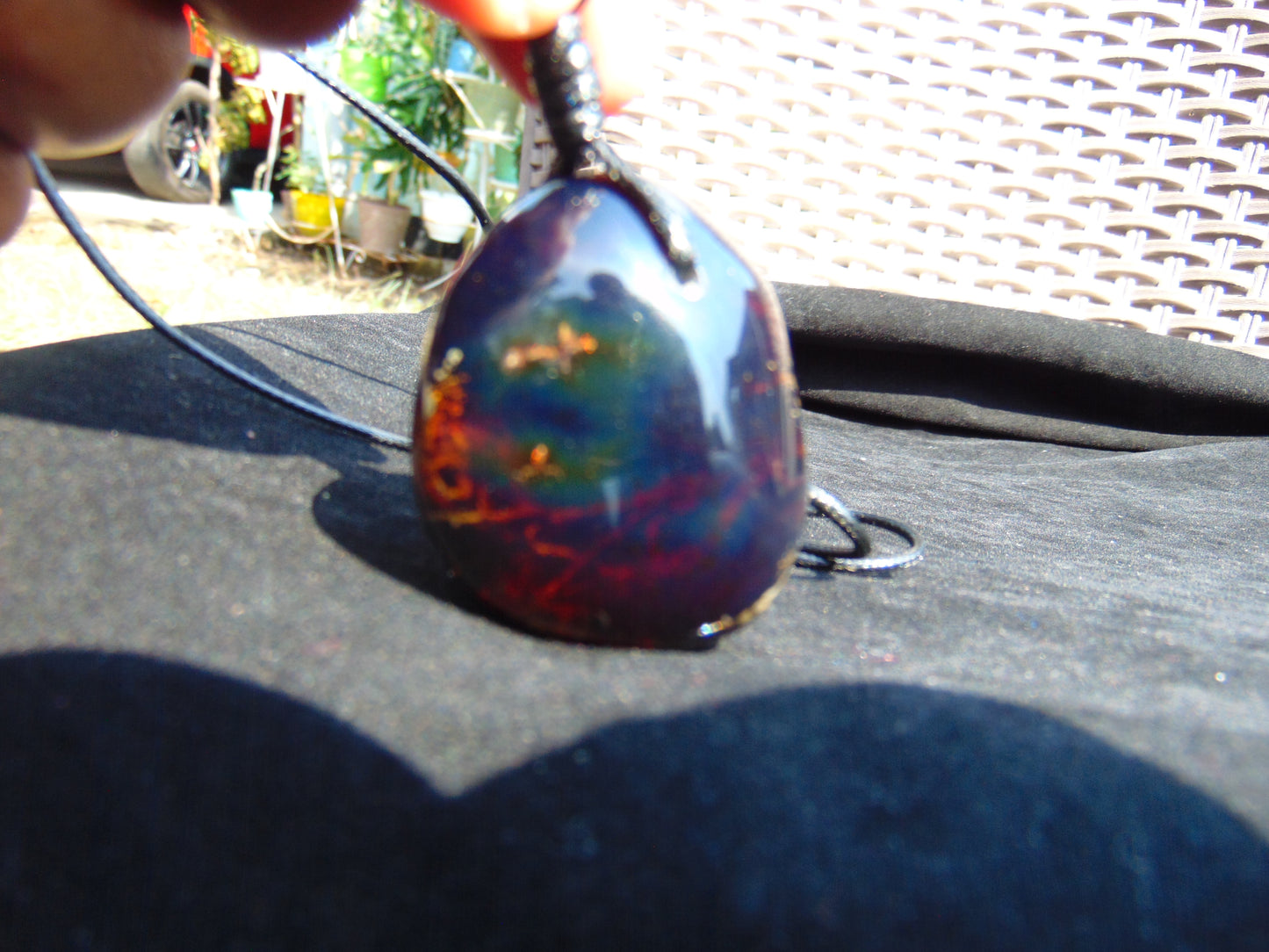 27 gram Pendant Indonesian Blue Amber for Healing 26A391