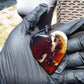24 gr Heart Pendant Indonesian Blue Amber for Healing PDY735