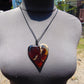 24 gr Heart Pendant Indonesian Blue Amber for Healing PDY735
