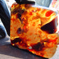 67 gram Slab  polished Indonesian Sumatra Yellow Blue Amber for Healing 25Y112