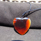 13 gr Heart Pendant Indonesian White Amber for Healing PCA134