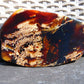 109 gram Slab Slim polished Indonesian White Red Amber for Healing 25A205