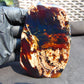 109 gram Slab Slim polished Indonesian White Red Amber for Healing 25A205