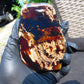 109 gram Slab Slim polished Indonesian White Red Amber for Healing 25A205