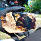 109 gram Slab Slim polished Indonesian White Red Amber for Healing 25A205