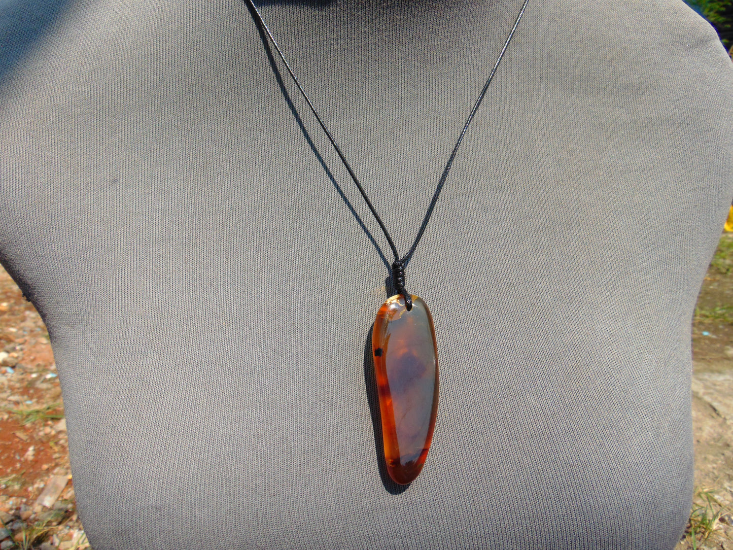 6 gram Pendant Indonesian Blue Amber for Healing 26Y257