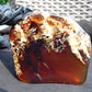 109 gram Slab polished Indonesian Red Amber for Healing 25Y106