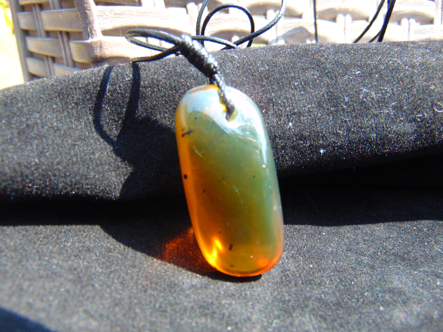 5 gram Pendant Indonesian AAAAA Green Amber for Healing 26Y225