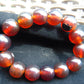 31 gram 14 Beads Mala Bracelet Indonesian Blue Red Amber for Healing A14G286