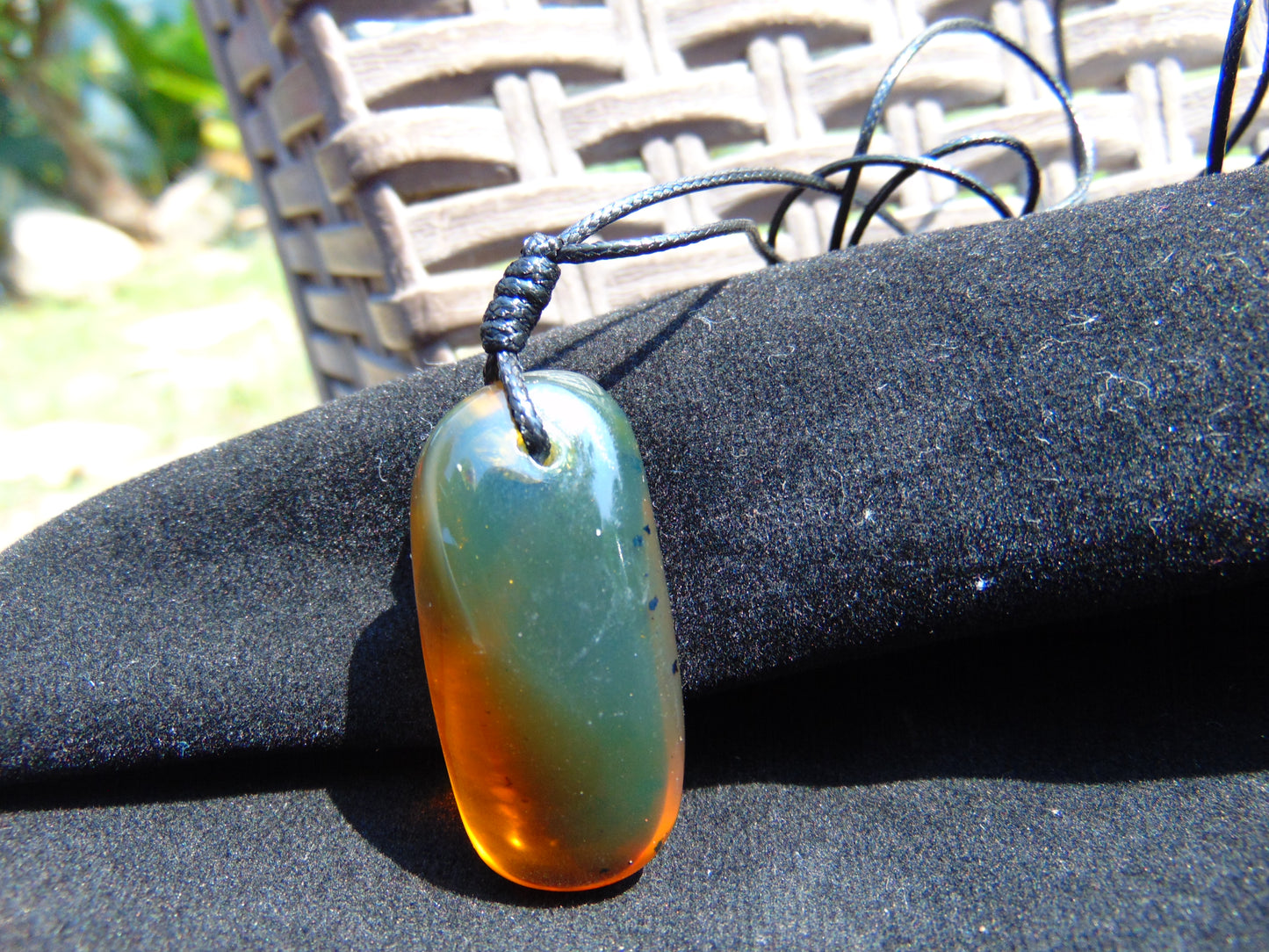 5 gram Pendant Indonesian AAAAA Green Amber for Healing 26Y225