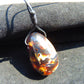 14 gram Teardrop Pendant Indonesian Blue Amber for Healing 26A328