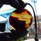 13 gr Chip Pendant Indonesian blue Amber for Healing AJ57