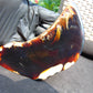 139 gram Slab Slim polished Indonesian Dark Purple Amber for Healing 25A201