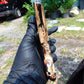 139 gram Slab Slim polished Indonesian Dark Purple Amber for Healing 25A201