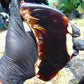 139 gram Slab Slim polished Indonesian Dark Purple Amber for Healing 25A201