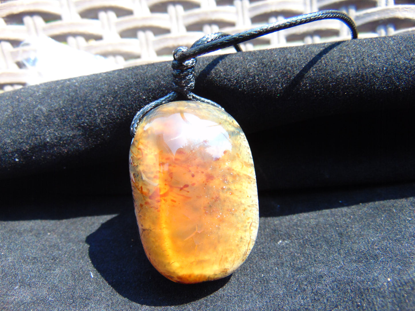32 gram Pendant Indonesian Inclusion Amber for Healing 26A386