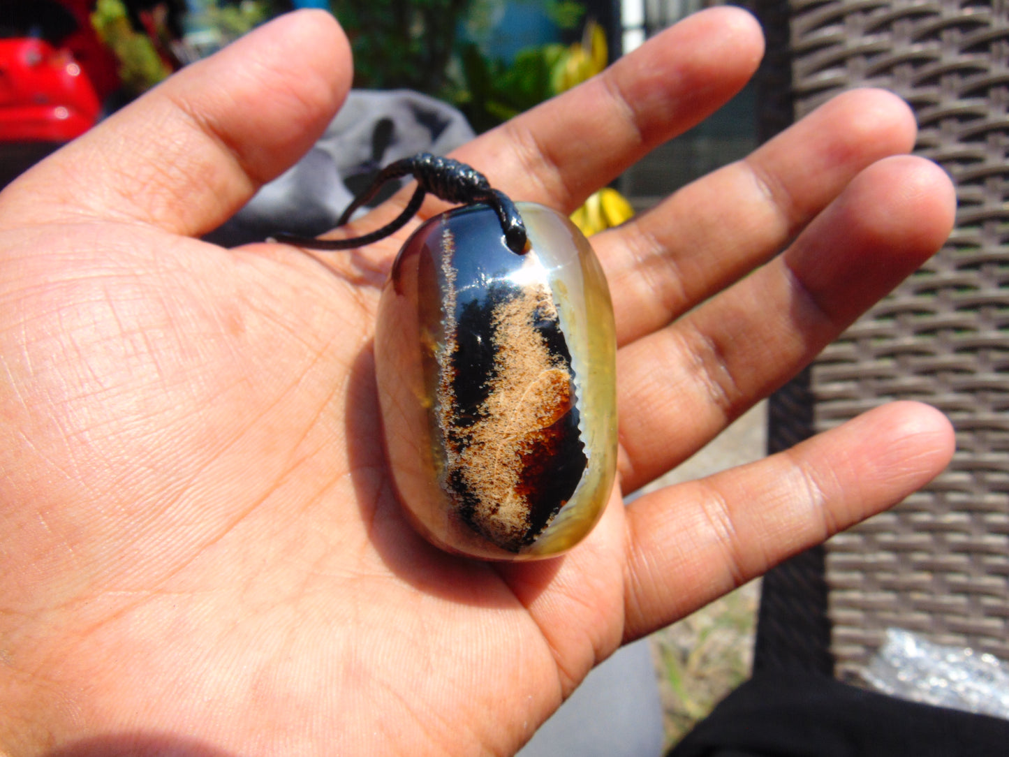 32 gram Pendant Indonesian Inclusion Amber for Healing 26A386