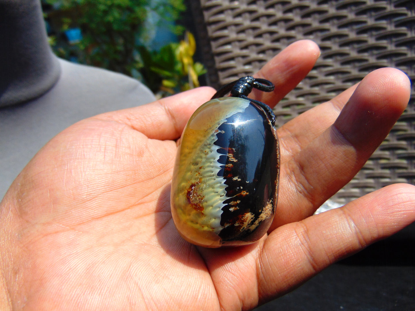 32 gram Pendant Indonesian Inclusion Amber for Healing 26A386