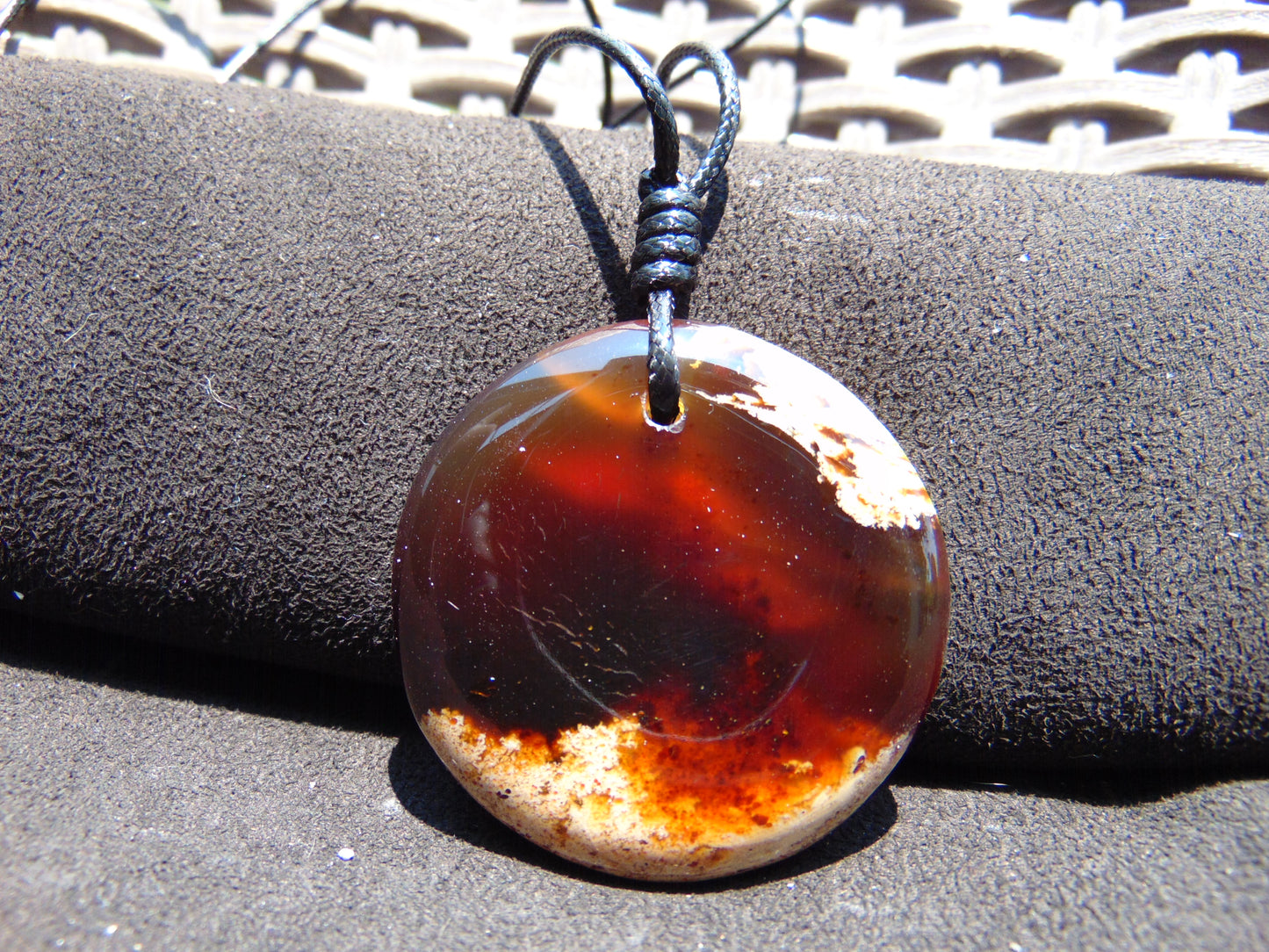 17 gr Chip Pendant Indonesian Amber for Healing AJ60