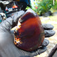79 gram Slab Slim polished Indonesian Blue Amber for Healing 25A191