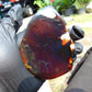 79 gram Slab Slim polished Indonesian Blue Amber for Healing 25A191