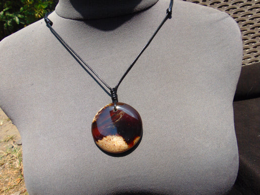 17 gr Chip Pendant Indonesian Amber for Healing AJ60