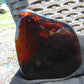 100 gram Slab Slim polished Indonesian Crystal red Amber for Healing 25A212