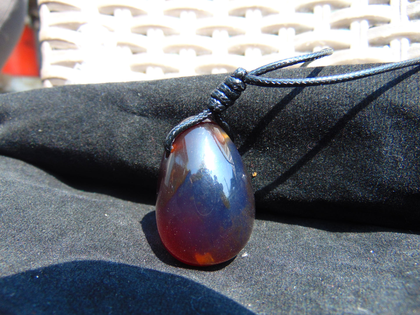 15 gram Pendant Indonesian Blue Amber for Healing 26A345