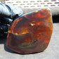 100 gram Slab Slim polished Indonesian Crystal red Amber for Healing 25A212