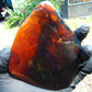 100 gram Slab Slim polished Indonesian Crystal red Amber for Healing 25A212