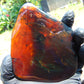 100 gram Slab Slim polished Indonesian Crystal red Amber for Healing 25A212